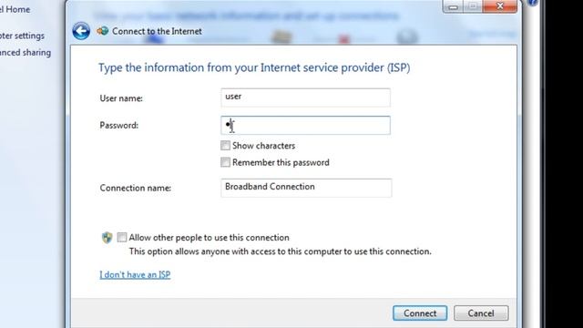 Connect to broadband (pppoe) using PC смотреть онлайн