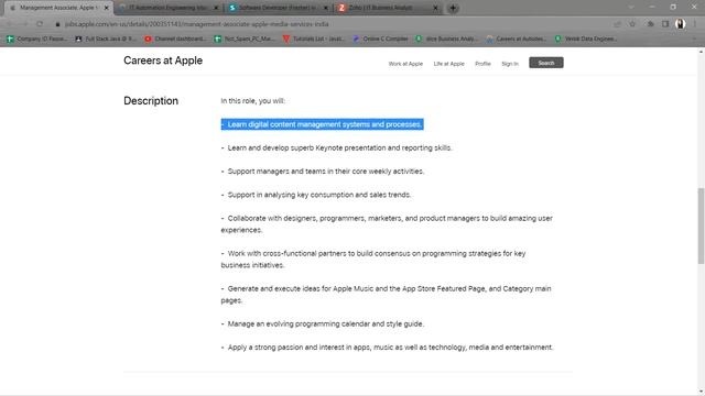Apple | Role: Management Associate (Final Year Graduates) | Referral Room смотреть онлайн