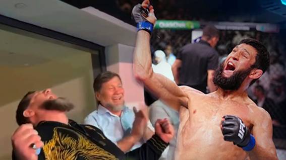 Реакция Кадырова на победу Хамзата Чимаева