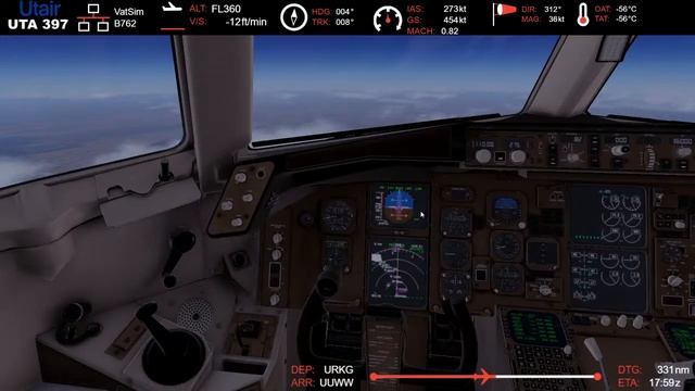 URKG-UUWW | B762 | XPlane 11 | VatSim
