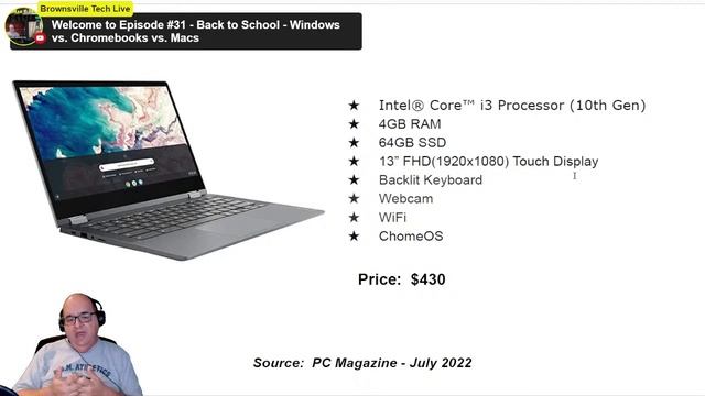 Back To School - Windows vs. Chromebook vs. Apple, which is best for School and Home! смотреть онлайн