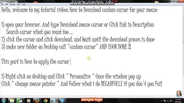 How To Download Mouse Cursor On any window 2014 ! смотреть онлайн