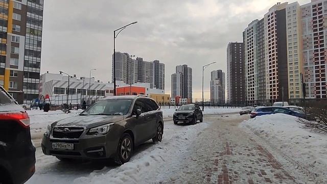 Кудрово, иду на видеообзор новой квартиры. Столичная/Английская смотреть онлайн