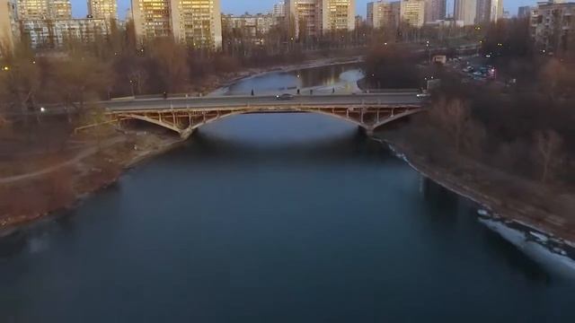 Русановка с высоты. Зима 2017 смотреть онлайн