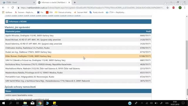 Как проверить владельца недвижимости в Чехии смотреть онлайн