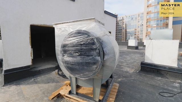 Ход строительства ЖК Master Place в в Калининском районе. Март 2024