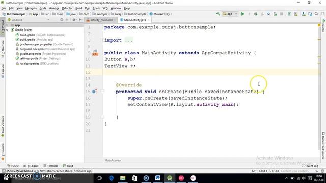 Button Event handling in Android Application,Method-II,#11 смотреть онлайн