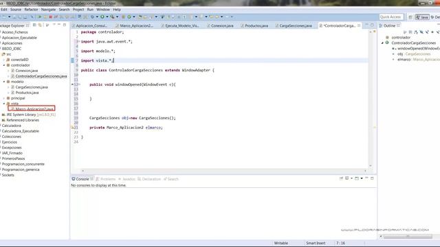 Curso Java. Acceso a BBDD JDBC XII. Modelo Vista Controlador III. Vídeo 212 смотреть онлайн