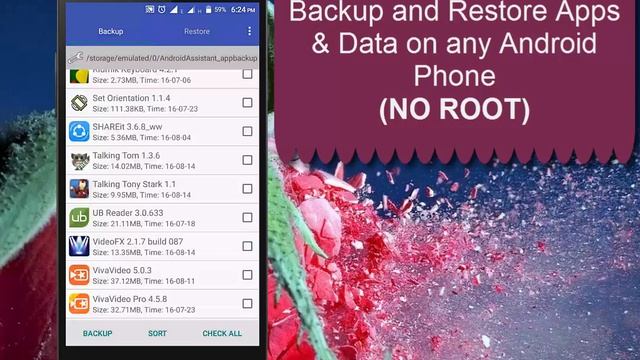 How to Backup and Restore Apps and Data on any Android Phone - NO ROOT смотреть онлайн