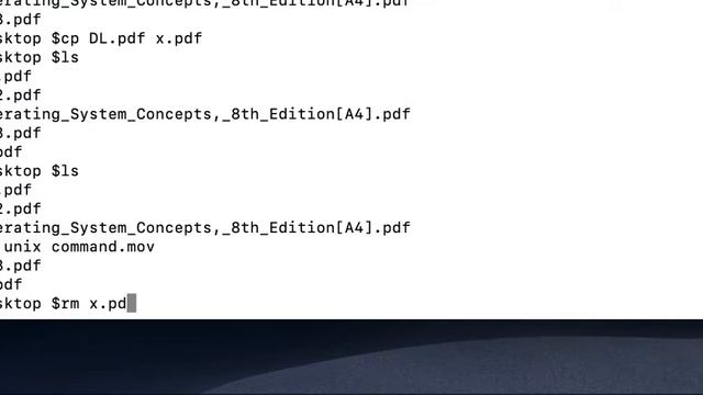 rm unix command смотреть онлайн