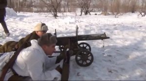 Работа с пулеметом “Максим“