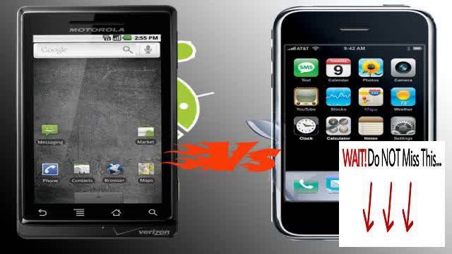 Apple iPhone 4 vs Motorola Droid X смотреть онлайн