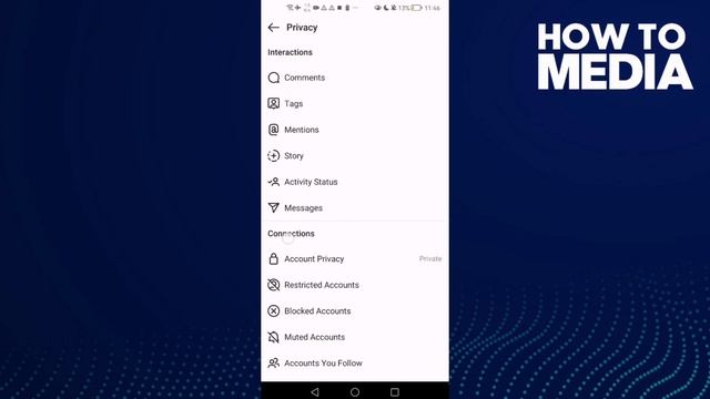 How to Find Connections Settings on Instagram Lite смотреть онлайн