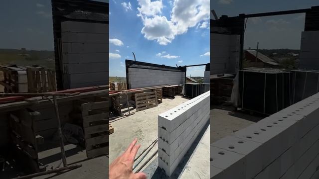 Посёлок Киляковка. Волгоградская область. Продолжаем возводить стены. смотреть онлайн