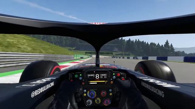 F12019 - Lap at RED BULL RING with ASTON MARTIN RED BULL RACING RB15 смотреть онлайн