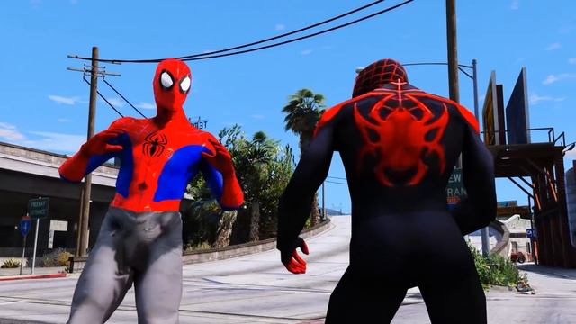 SPIDER-MAN VS MILES MORALES - INTO THE SPIDER-VERSE смотреть онлайн