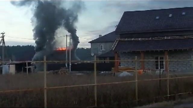 Пожар Поселок Крылья 10 10 2013 смотреть онлайн