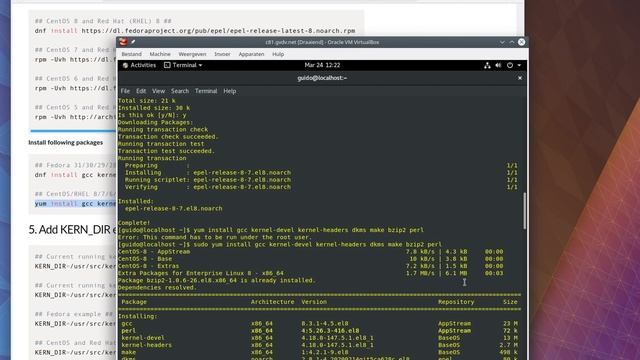 L08 Linux Centos 8 1 VirtualBox Guest Additions смотреть онлайн