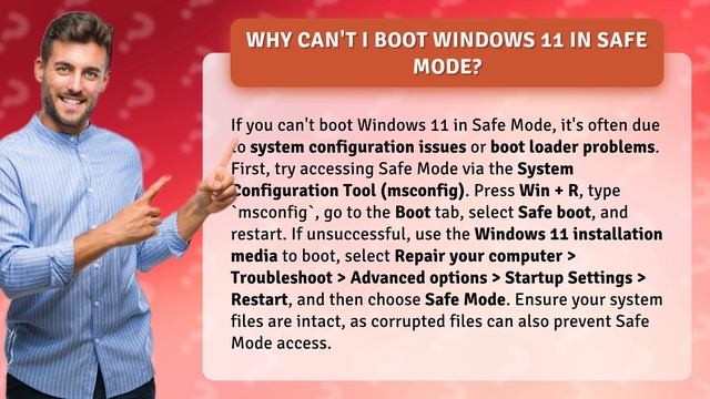 Why can't i boot Windows 11 in Safe Mode? смотреть онлайн