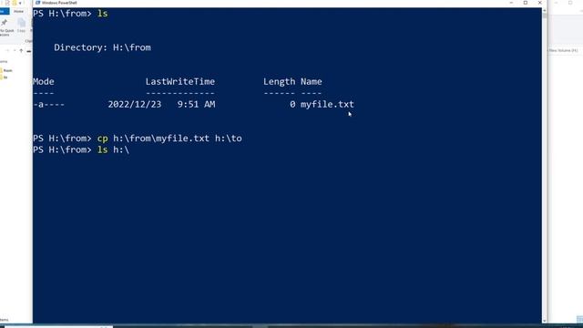 8-Windows Copying Files and Directories CLI-نسخ الملفات والمجلدات في ويندوز باستخدام سطر الاوامر смотреть онлайн