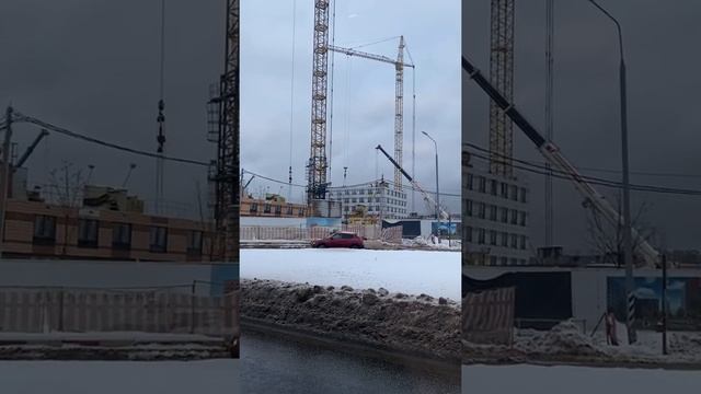 Строительство квартала Бунинские Луга/НОВАЯ МОСКВА /ДЕКАБРЬ 2021