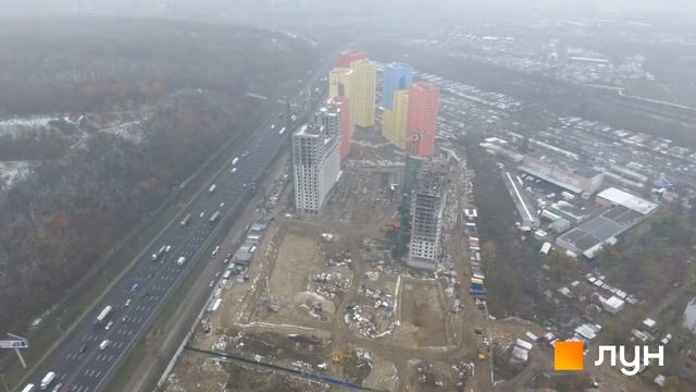 ЖК Svitlo Park, Київ – Аерообліт від ЛУН, осінь 2020 смотреть онлайн