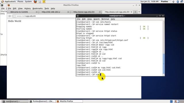 part2: How to configure DNS with Web on CentOS (Continue) смотреть онлайн