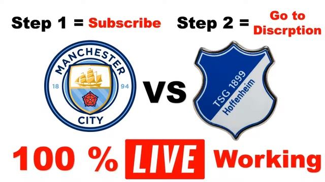 Manchester City vs Hoffenheim Live смотреть онлайн