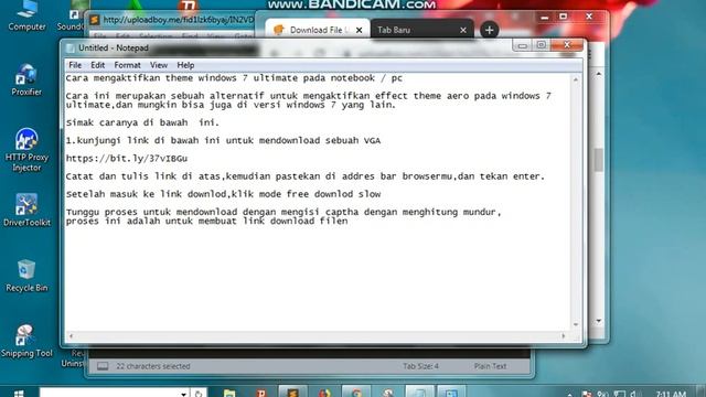 Cara Mengaktifkan Theme Aero pada Windows 7 Ultimate (Notebook / PC ) смотреть онлайн
