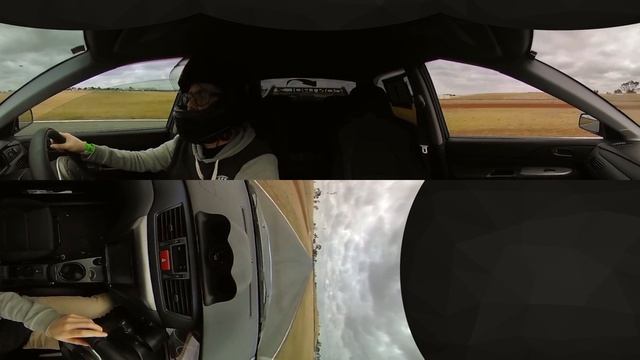 Mitsubishi Evolution 8 Hot Lap at Mallala - 360 Video смотреть онлайн