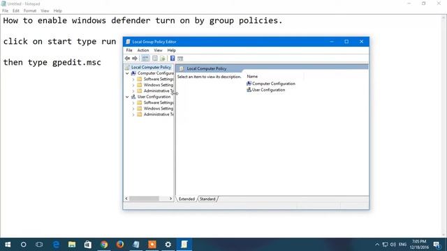 How to disable permanent windows defender using group policies. смотреть онлайн