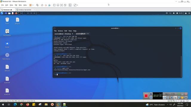how to send and recevie file using nc from linux to windows смотреть онлайн