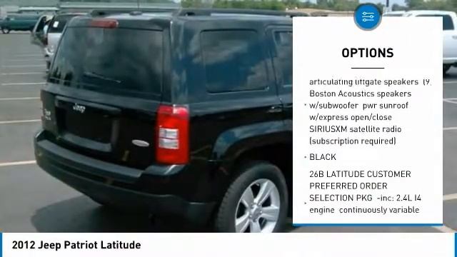 2012 Jeep Patriot Lancaster PA 2676 смотреть онлайн