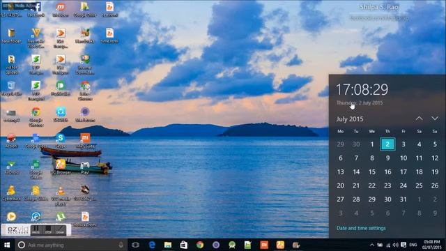 What's New in Windows 10 - 2. Beautiful & Big calendar смотреть онлайн