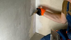 Шпатлевка стен и потолка под покраску. #32