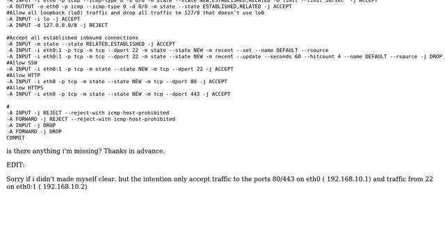 DevOps & SysAdmins: Iptables - How can i limit the access of a service on a server with two ips? смотреть онлайн