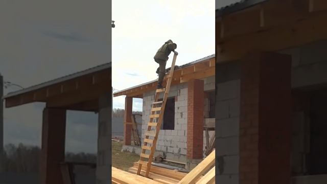 Монтаж кровли. Конец рабочего дня! смотреть онлайн