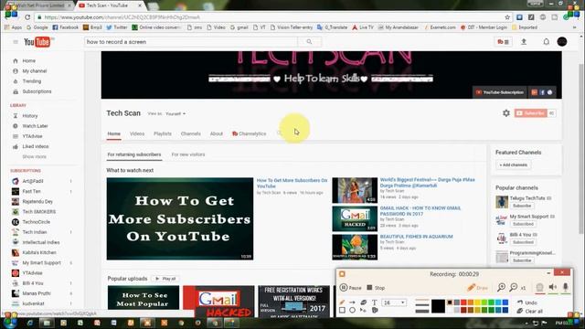 How to Record Computer Screen For Free 2017 !! смотреть онлайн