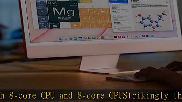 2021 Apple IMac With Apple M1 Chip With 8-core CPU (24-inch, 8GB RAM, 256GB SSD Storage) Silver (Re