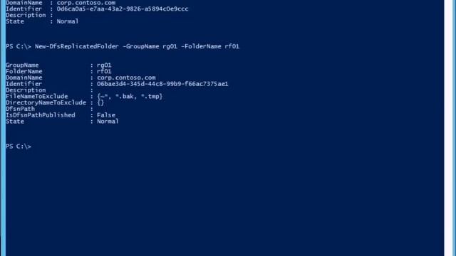 DFSR Windows PowerShell autocomplete demo смотреть онлайн