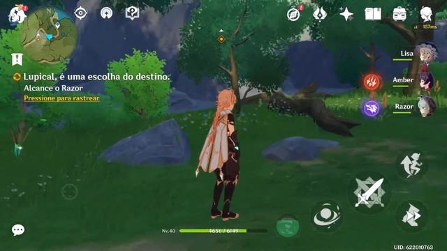 Genshin Impact, Luta Contra O Lobão (iPhone 8 Plus)