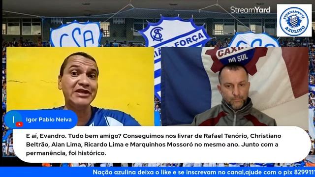 PRÉ JOGO CSA x Caxias hoje às 20h30 смотреть онлайн