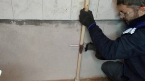 Обрезка газовой трубы 3/4 под давлением в квартире