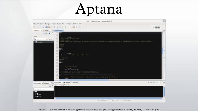 Aptana смотреть онлайн