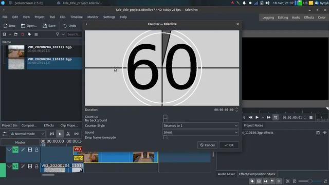 Kdenlive 20.12.2. Політ нормальний смотреть онлайн