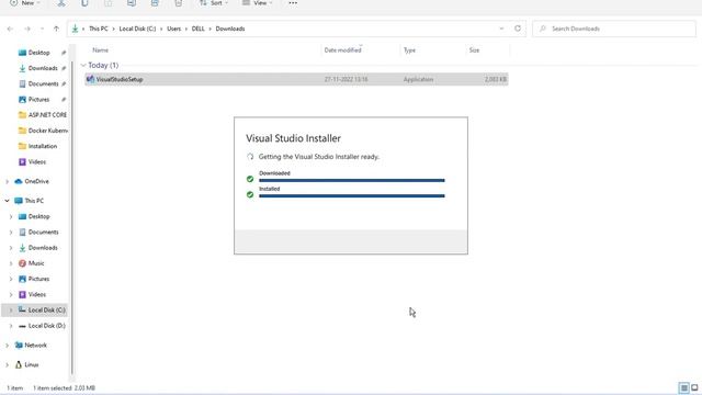 Visual Studio 2022 Community Edition Installation смотреть онлайн