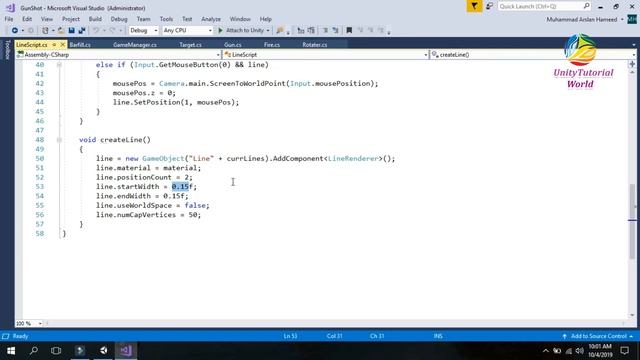 Unity Line Renderer Drawing Lines with Mouse Position and Finger Touch-UNITY TUTORIAL смотреть онлайн