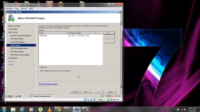Installing DHCP on Windows Server 2008 смотреть онлайн