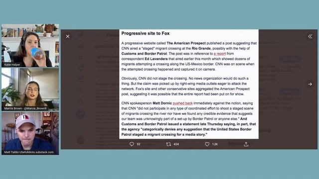 Did CNN Air Fake Right Wing News? With Marcia Brown смотреть онлайн