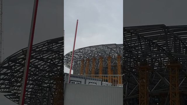Строительство СКА Арена. Санкт-Петербург. март 2023 г. смотреть онлайн